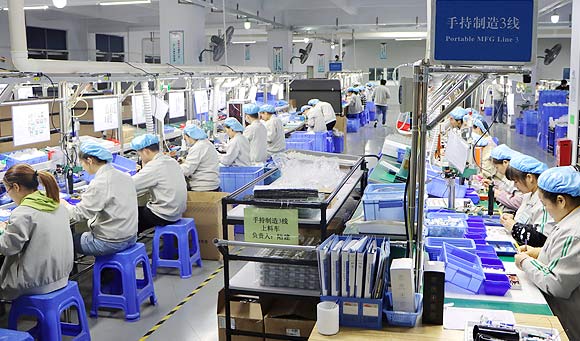 洁尔美产品生产线